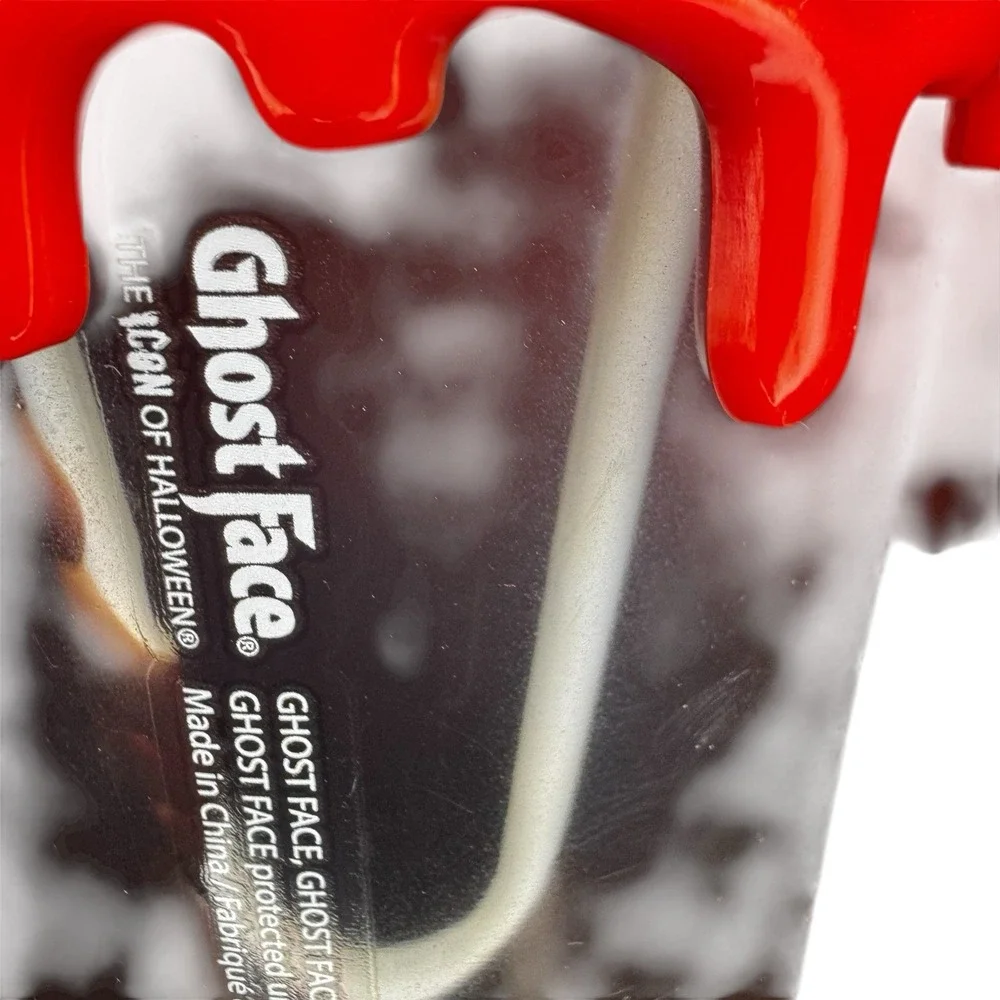 Ghost Face Scream 3D Molded Drip 24oz Acrylic‎ Tumbler Straw! NEW